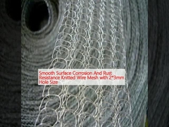 Mặt bằng mịn chống ăn mòn và chống gỉ Bricked Wire Mesh với kích thước lỗ 2 * 3mm