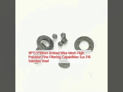 18*11.5*10mm Dải dây dệt cao độ chính xác khả năng lọc tinh khiết Sus 316 thép không gỉ