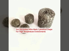 Sus 316 Màng dây đan hình trụ cho môi trường nhiệt độ cao