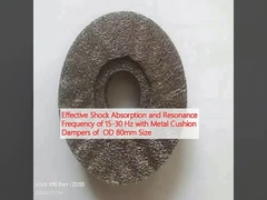 Nồng độ hấp thụ cú sốc và cộng hưởng hiệu quả 15-30 Hz với bộ đệm kim loại OD 80mm