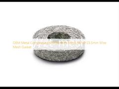 Lưới thép dệt kim nén kim loại OEM 65 * 41 * 23,5mm Miếng đệm lưới dây