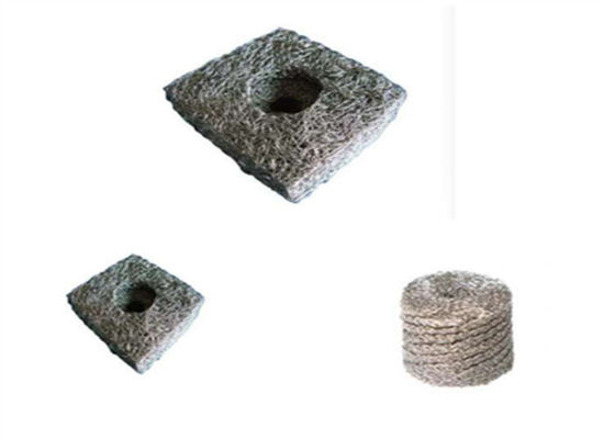 100*41*25.6mm Thép không gỉ Nén Dây Dệt Kim Lưới Dây Lưới Xả Miếng Đệm OEM