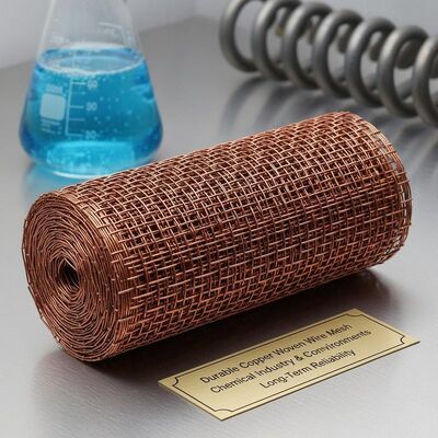 Lưới đồng dệt bền bỉ phù hợp cho ngành công nghiệp hóa chất và môi trường ăn mòn, mang lại độ tin cậy lâu dài