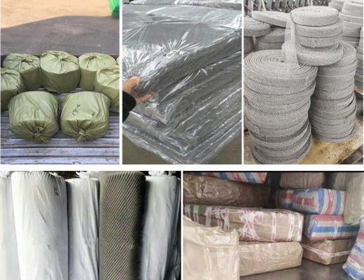 Bộ lọc lưới thép không gỉ dệt kim 95% 0,28mm Đường kính dây 200mm Chấp nhận mẫu