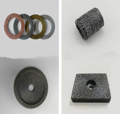 Độ dày 10mm Ống kim loại thép không gỉ đan nén
