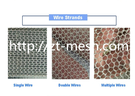 2 * 3mm kích thước lỗ dệt kim loại lưới dệt đơn giản cho các ứng dụng công nghiệp khác nhau