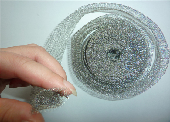 Lưới thép dệt kim tráng thiếc 40mm 30m / cuộn Bộ lọc chất lỏng hơi để che chắn