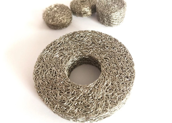 Vòng đệm lưới dệt kim nén Hình dạng tròn OEM 0,55mm cho tấm đệm khí thải