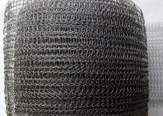 Bộ lọc không khí Lưới dệt kim 0,12mm - 2,5mm Bộ lọc khí thải cơ học Được chứng nhận ROHS