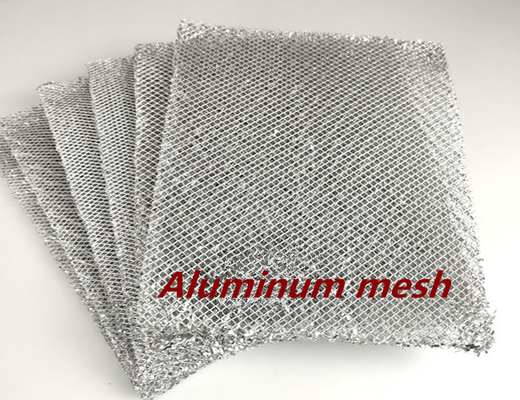 Lưới lọc bằng nhôm nhiều lớp OEM Máy nén khí dạng tổ ong nén Màu bạc
