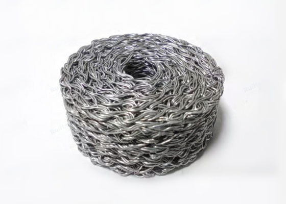Dia 50mm Lưới thép không gỉ dệt kim Mufflers Lưới lọc nén