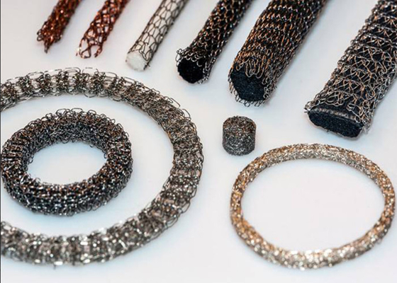 O Ring Wire Mesh Filter Element Máy giặt lá chắn kim loại cho ngành công nghiệp điện tử