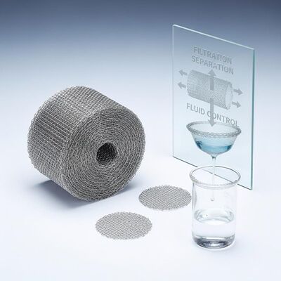 Lưới dệt kim bằng thép không gỉ 2 * 3 mm Thích hợp cho các ứng dụng tách lọc và kiểm soát chất lỏng công nghiệp