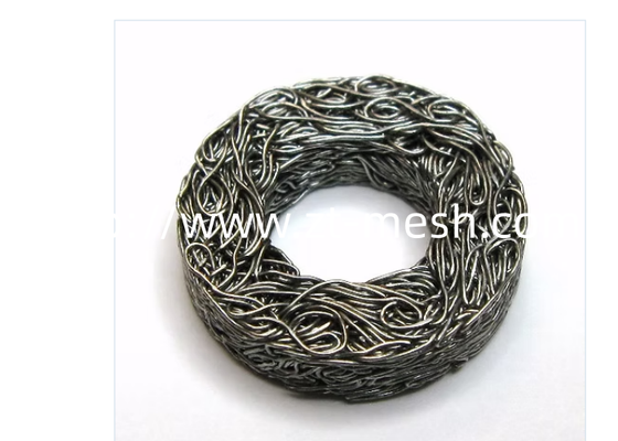 Vòng đệm thoát khí bằng lưới dệt kim bằng thép không gỉ Od20 * 10 * 5mm Máy giặt lưới nén cho ô tô