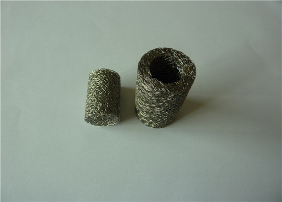 Lưới dây dệt kim nén OD25mm Bộ lọc khí lỏng 0,55mm 100mesh / inch