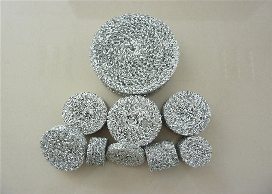 Lưới lá nhôm dệt kim màu trắng Chiều dài đường kính118mm được tùy chỉnh cho ô tô