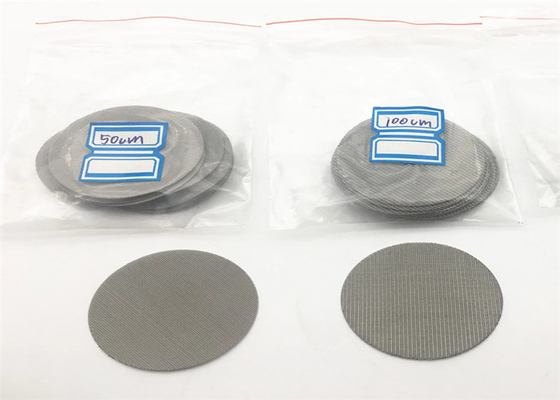 Lưới thép không gỉ 100 Micron siêu mịn tròn 316L 100μm