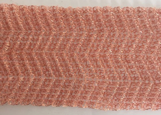 Lưới thép dệt kim uốn sóng / uốn cong 0,18mm OEM cho bộ lọc