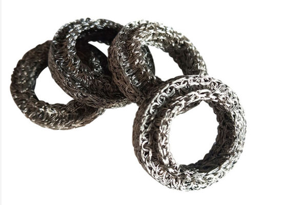 Dia 50mm Lưới thép không gỉ dệt kim Mufflers Lưới lọc nén