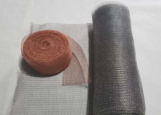 Màn hình lưới dây đồng dệt kim SS310 99% tinh khiết để xây dựng lỗ ngăn chim làm tổ