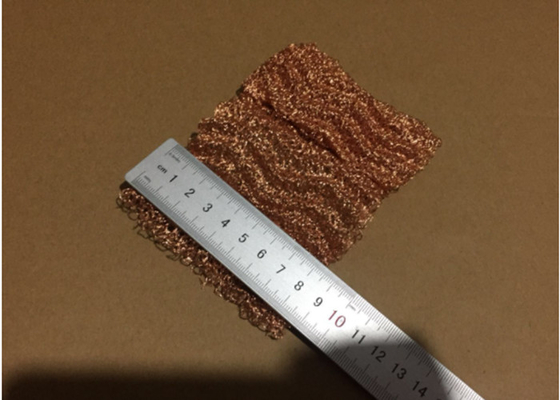 Vải lưới dệt kim 8mm SS304 ODM Khả năng chịu nhiệt độ cao 800 độ