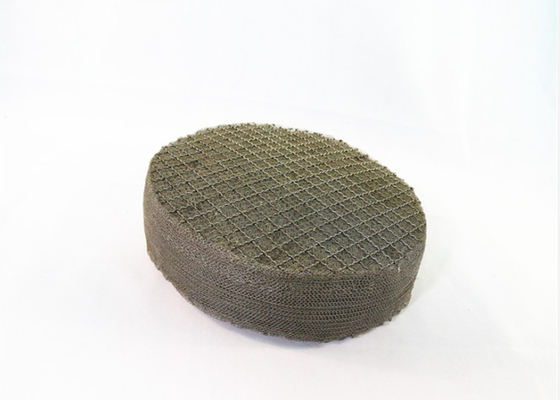 SS316L Knit Mesh Demister Bộ khử sương mù Chiều rộng 500mm với lỗ không đều