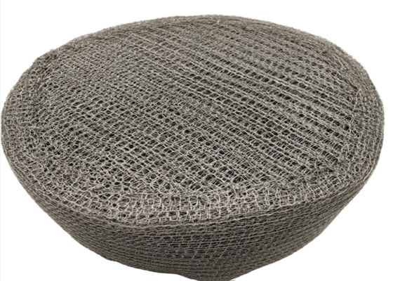 SS316L Knit Mesh Demister Bộ khử sương mù Chiều rộng 500mm với lỗ không đều