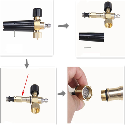Đường kính 18,3mm Bộ lọc lưới bằng dây dệt kim dạng bọt hình trụ Độ dày 31mm