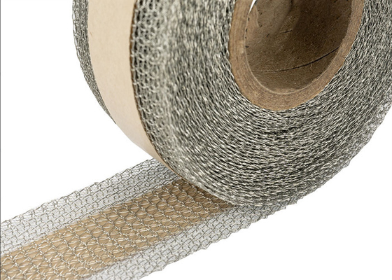 Thép không gỉ 304 316 Băng lưới dệt kim Chiều rộng 25mm