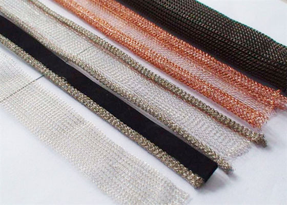 Hình dạng ống đồng đóng hộp Đường kính che chắn lưới dệt kim 3mm cho cơ khí