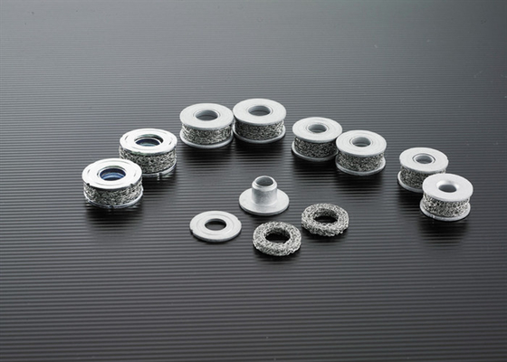 Vòng kim loại Hình dạng vòng Sus dệt kim Vòng đệm lưới nén cho động cơ xe