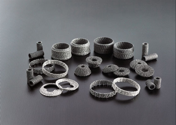 5-300um Od 350mm Dây dệt kim Vòng đệm Chiều cao 3-120mm Bộ lọc túi khí