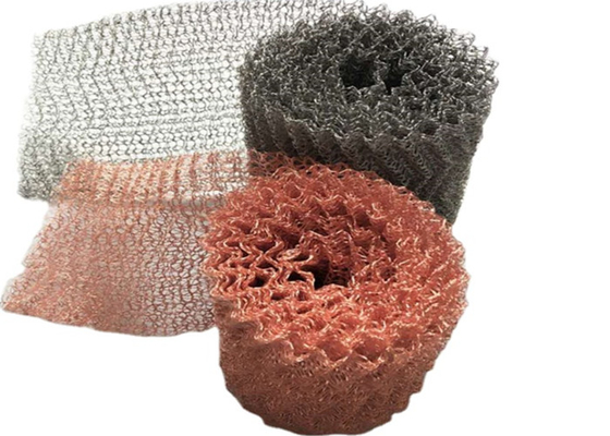 Lưới dệt kim 0,2mm Ss Làm miếng đệm Demister và miếng đệm nén