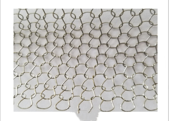 Thép không gỉ Khí lỏng dệt kim Lưới lọc 0,18mm Đường kính 280 Mm