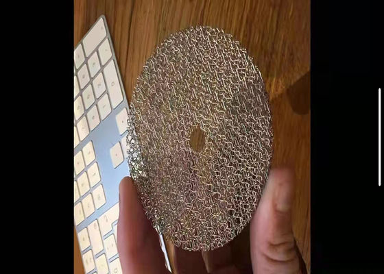 Bộ lọc lưới dệt thép công nghiệp với lỗ tròn 2 * 2mm và mẫu