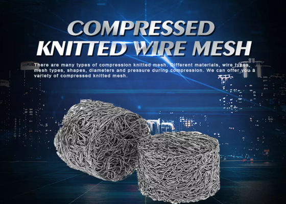200 Micron Lưới dệt kim nén 304 316 Thép không gỉ