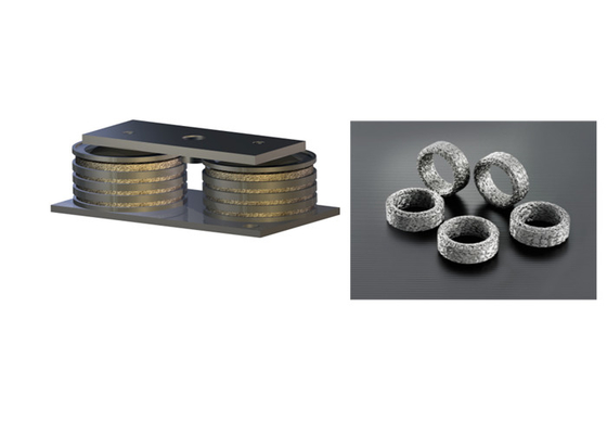 Hình dạng hình trụ Bộ giảm chấn đệm kim loại Od80mm để giảm sốc