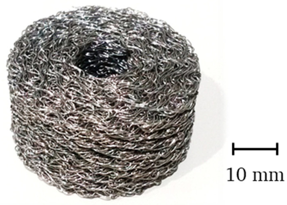 316 Bộ giảm chấn bằng thép không gỉ 316l Đường kính lẻ 70mm Đường kính dây 0,23mm