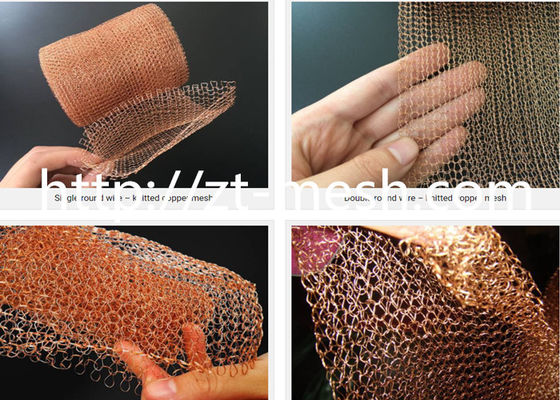Lưới dệt kim bằng thép không gỉ mẫu 100-200 có khả năng xuyên thấu tốt cho công nghiệp