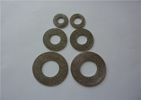 Lưới dây dệt kim nén OD25mm Bộ lọc khí lỏng 0,55mm 100mesh / inch