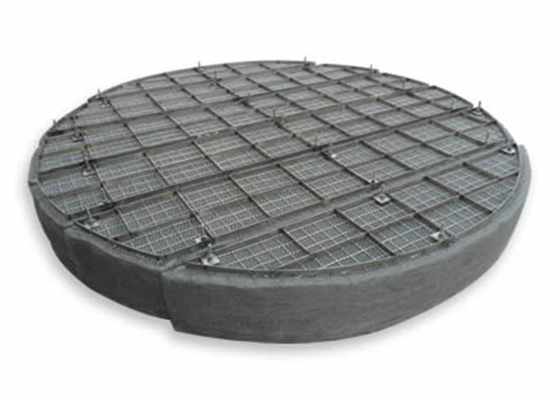 Tấm lưới nhựa / thép không gỉ Demister Dia 100mm cho tháp hơi nước