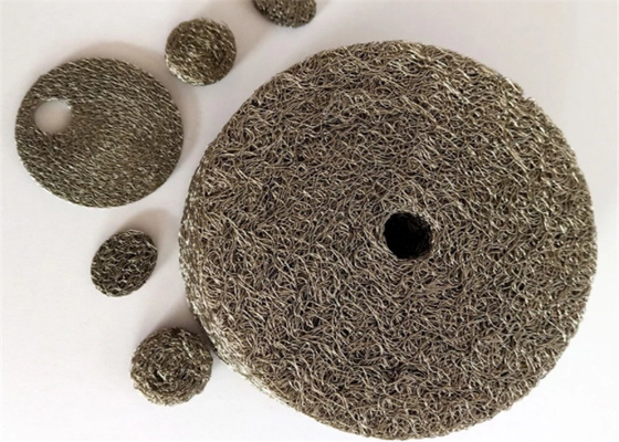 Vòng đệm lưới dệt kim nén Hình dạng tròn OEM 0,55mm cho tấm đệm khí thải