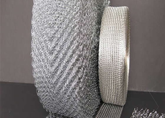 Băng lưới thép không gỉ dệt kim 0,20mm Bộ lọc 95% cho lưới chuyển đổi xúc tác